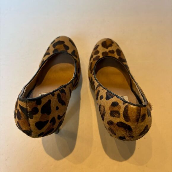 Steve Madden Women's Brown Tan Leopard High Heels Size 8M Bevv-L - Picture 8 of 8